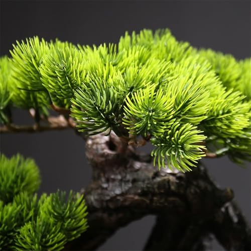 Plantas falsas de lujo con este árbol bonsái artificial ornamental 4