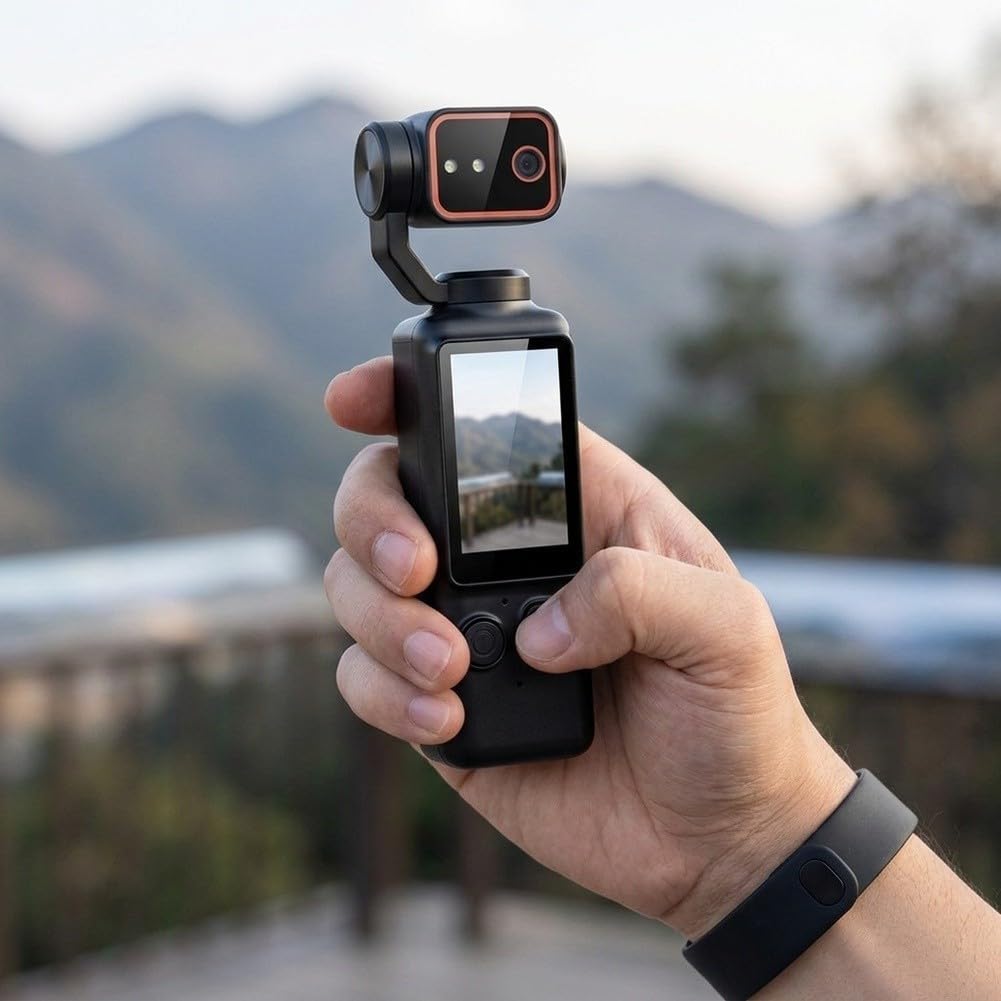 per videocamera Portatile 4K con Microfono Integrato ABS per(4K standalone device)