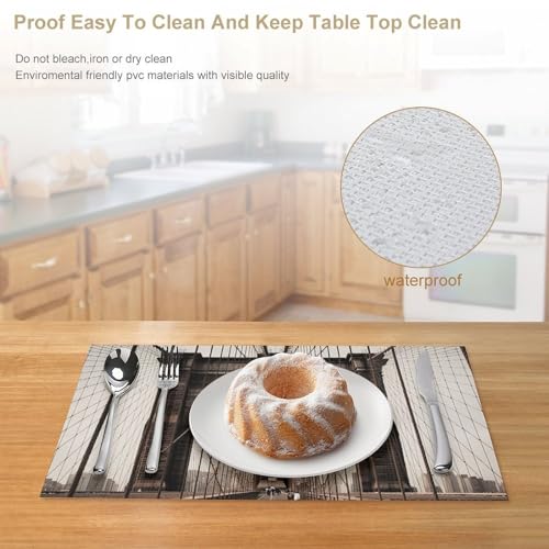Sets de table lavables pour protéger la salle à manger des taches
