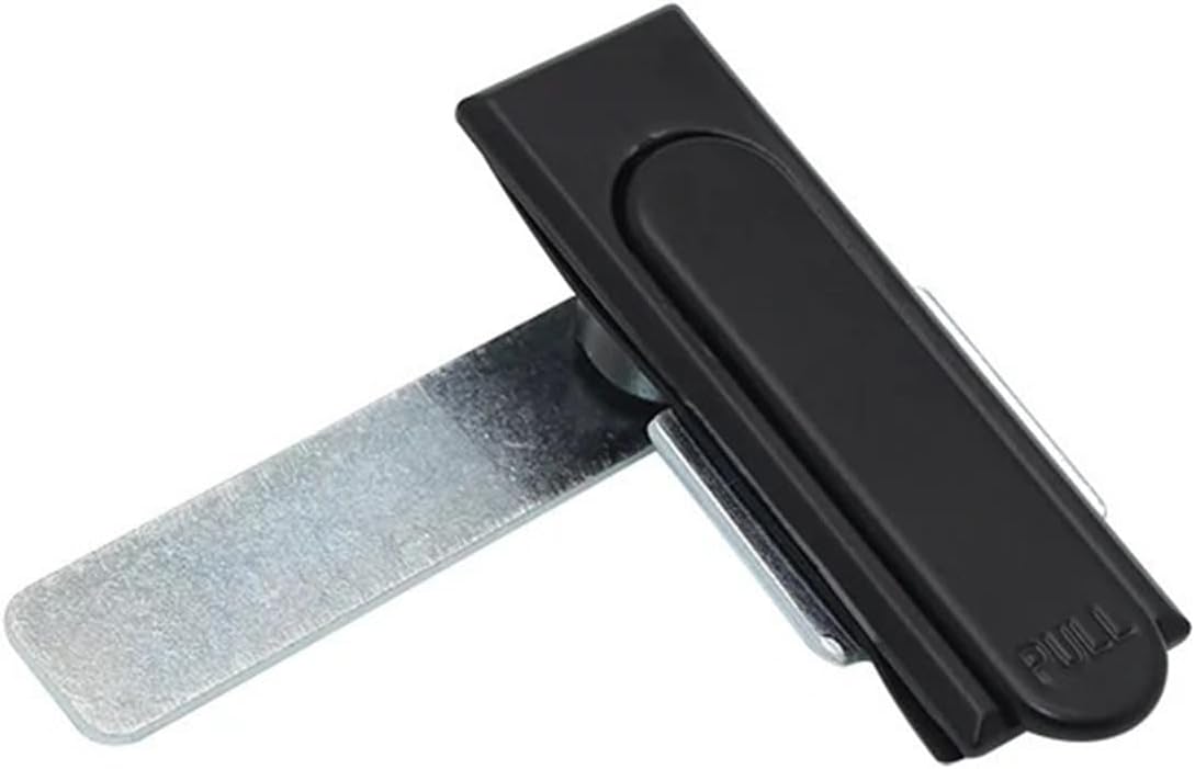 MS717-1-2 Electric Cabinet Pull Handle Lock Swing Door Handle Switchboard Control Box Electric Cabinet Lock 1Pcs(Stainless steel1)