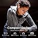 NYZ Wireless Earbuds, [2022 Upgraded] True Wireless Bluetooth Headphones in-Ear Earphones HiFi Stereo Cordless Earbuds with Microphone for iPhone,Android,Windows (Space C1)