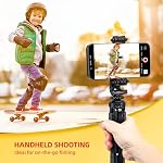 Zeadio Heavy Duty Metal Camera Tripod Stand - Universal Small Table Tripod for Camera, Gimbal, Action Cam, Camcorder, Microphone, LED Light, etc(40kg/88lb Load)