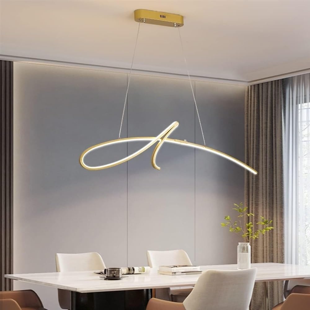 Lampada a Sospensione Moderna per Tavolo da Pranzo, Compatibile con Ufficio, Sala da Pranzo, Studio, Soggiorno, lampadario