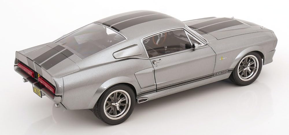 KK-Scale KKDC120171 Mustang Shelby GT500 Eleanor 1967 Grey Metallic & Black Gone In 60 Seconds Look-A-Like - maßstab 1/12 - Modellauto