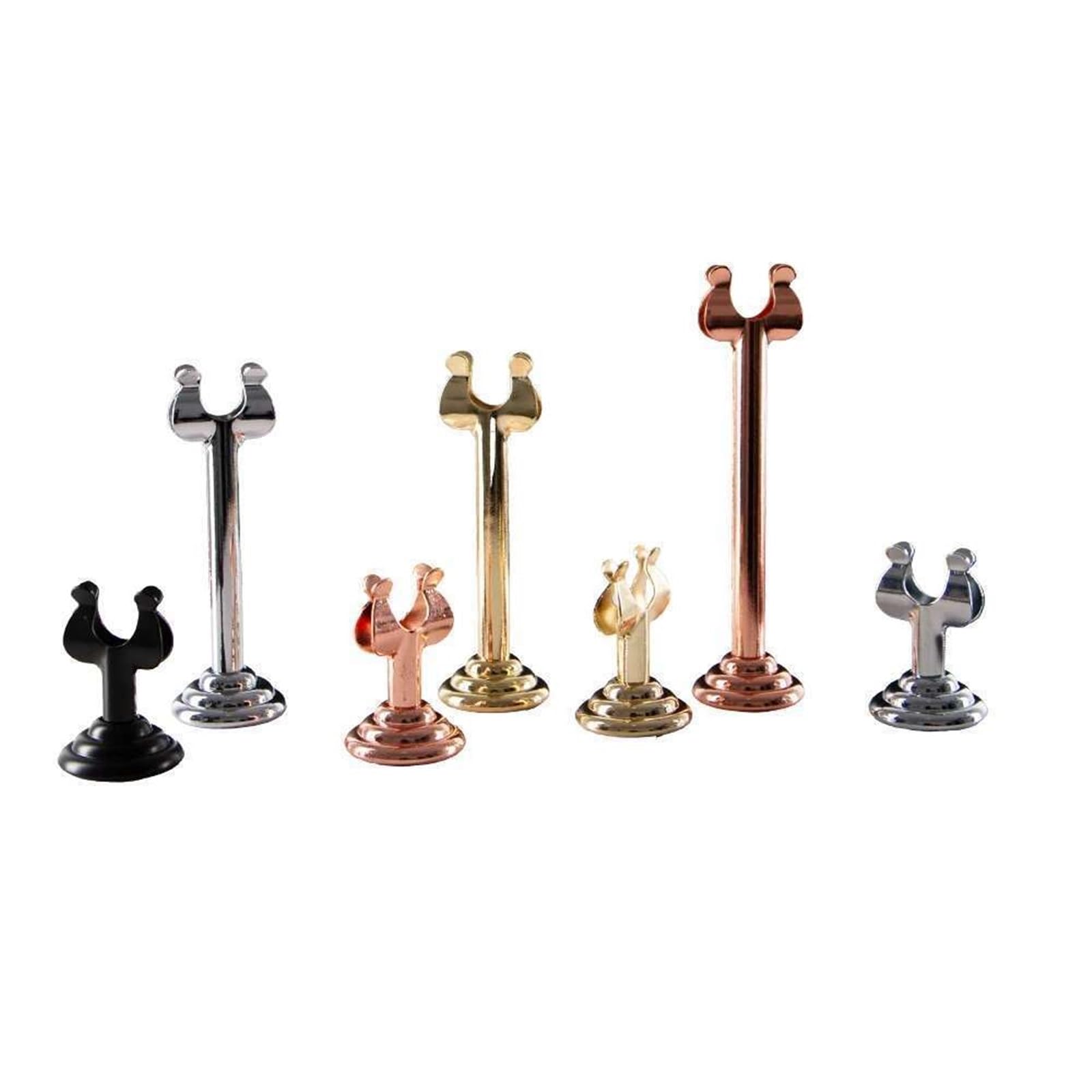 Support à Clip for cartes et numéros de Table, 12 pièces, porte-nom mariage avec pince coulissante for papier cartonné, Base ronde pour Menus, Numéros de Table