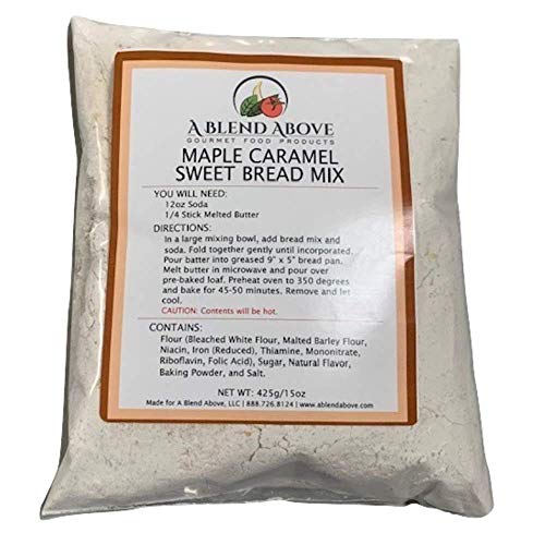 A Blend Above Maple Caramel Sweet Bread Mix, 15 oz Packet (3 Pack)
