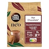 NEO Hot Chocolate par NESCAFÉ® Dolce Gusto® - 60 Sachets de chocolat (5 boîtes de 12 sachets) - Compatibles uniquement avec les machines à café NESCAFÉ Dolce Gusto NEO