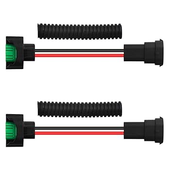 Amazon.co.jp: WMYCONGCONG 2個入り H11 / H8 オスメスコネクタ