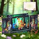 Magical Fairy Musical Birthday Card for Girls, 3D Pop Up Greeting Card with Lights & Music, Happy Birthday Card with Enchanted Forest Design for Girl, Kids Birthday Gifts