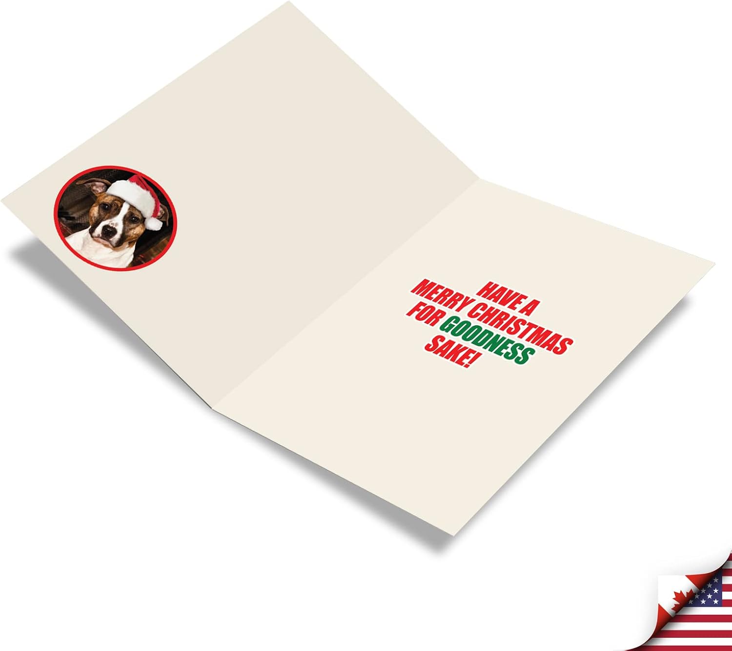 NobleWorks Pack of 12 Funny Christmas Greeting Cards with Envelopes, Humor Holiday for Men and Women (1 Design, 12 Cards) - Christmas Tree Fainted B1144