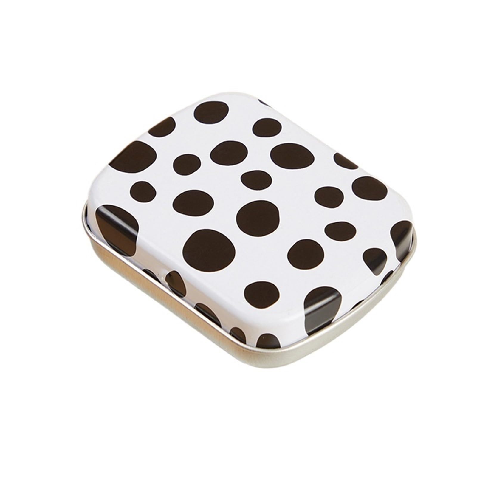 LuoAXINN Metal Tins with Lids Mini Tin Box Metal Hinged Empty Tins With Lid Portable Rectangular Small Storage Container Candy Pill Cases For Home Organizer(Color 8)