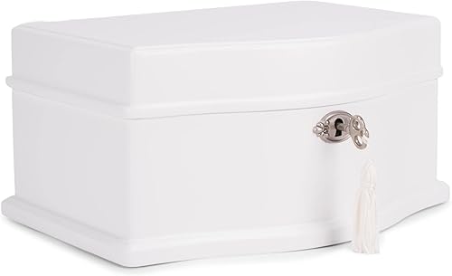 Miniatura 5 de Cottage Garden Joyero musical de madera bailarina de 9 pulgadas que reproduce el lago Tune Swan