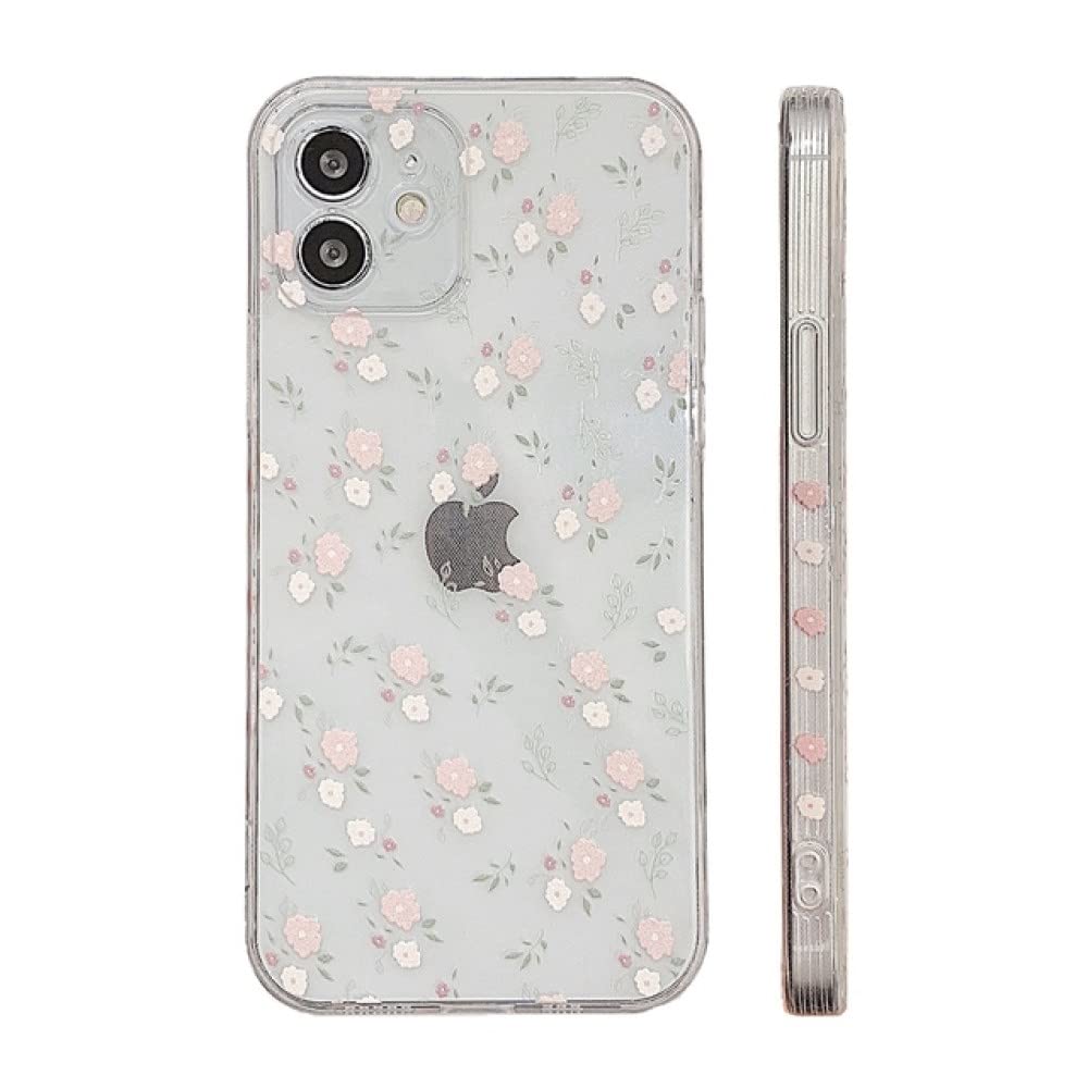 Coque fleur en silicone transparente de luxe avec support sables mouvants pour iPhone 13 Pro Max - 8