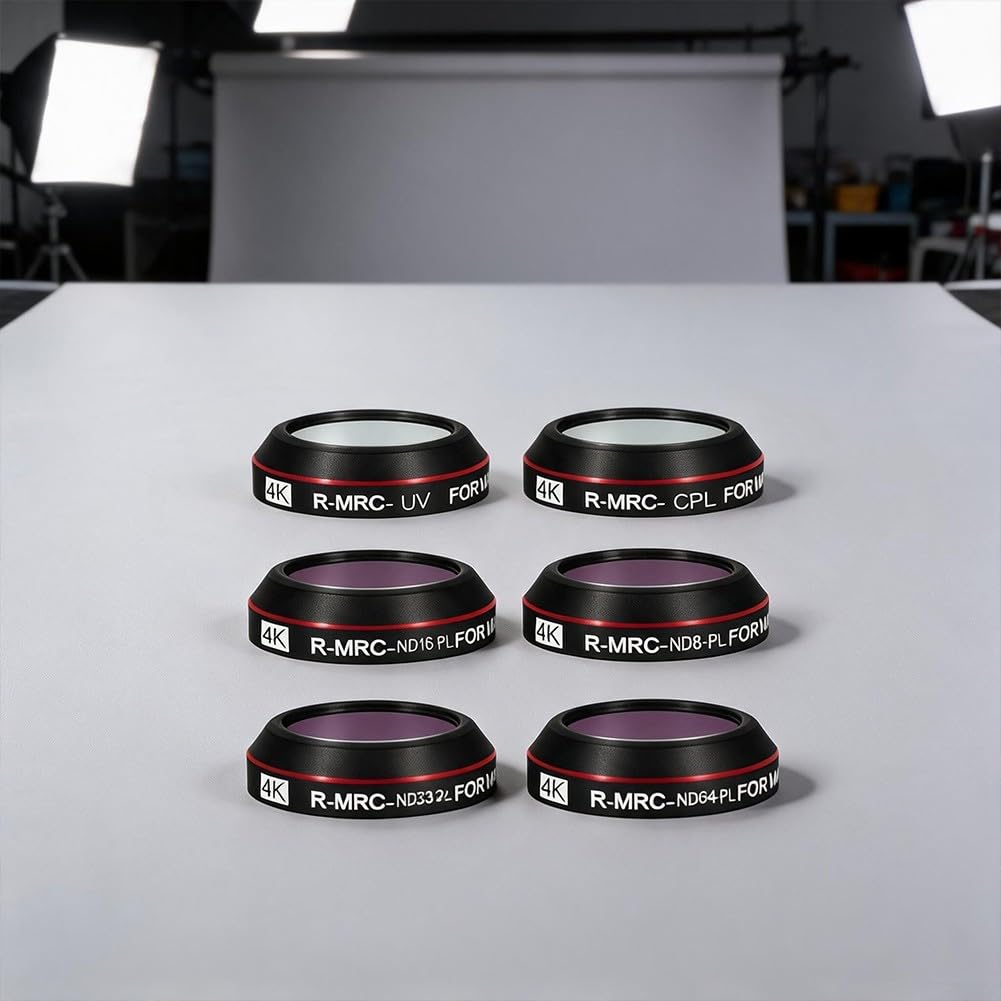 La macchina fotografica di azione di vetro ottico filtra il ND UV