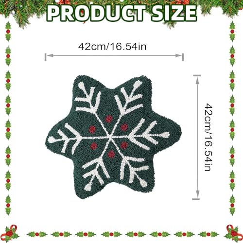 Coussin de Canapé de Noël Doux - Housse Décorative pour Chambre Festive - 6