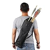 TOPARCHERY Archery Back Canvas Arrow Qui...