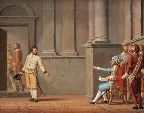 Pintura mural en lienzo de 60x90cm que aporta elegancia artística a la decoración de casa