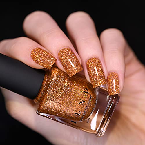 Image of ILNP Uptown - Lively Burnt Orange Ultra Holo Nail Polish