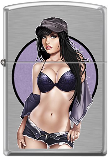 Encendedor Zippo Keith Garvey Sexy Pinup Girl miniatura 1