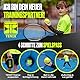 TENIX® Tennis-Trainer Set [mit Power-Grip-System] Tennis Trainingsgerät für Kinder & Erwachsene | Tennis alleine Spielen im Hof, im Park, auf dem Tennisplatz | Hole dir deinen Selbst-Trainer!