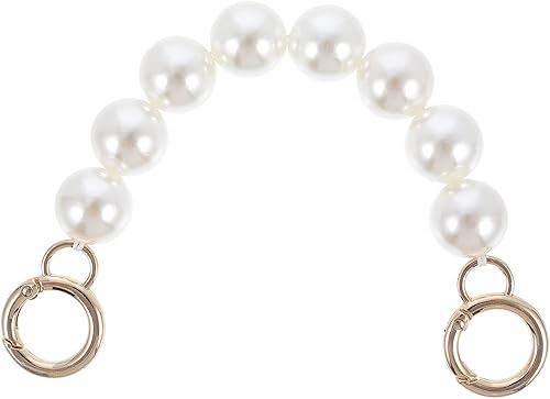 OSALADI Correa de cadena para bolso de mano, bolso de mano, cadena con asa de cuentas, correa extensora de repuesto para mujer, bolso de mano, bolso