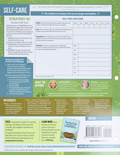 Creating A Trauma-Sensitive Classroom (Quick Reference Guide) #TOP1