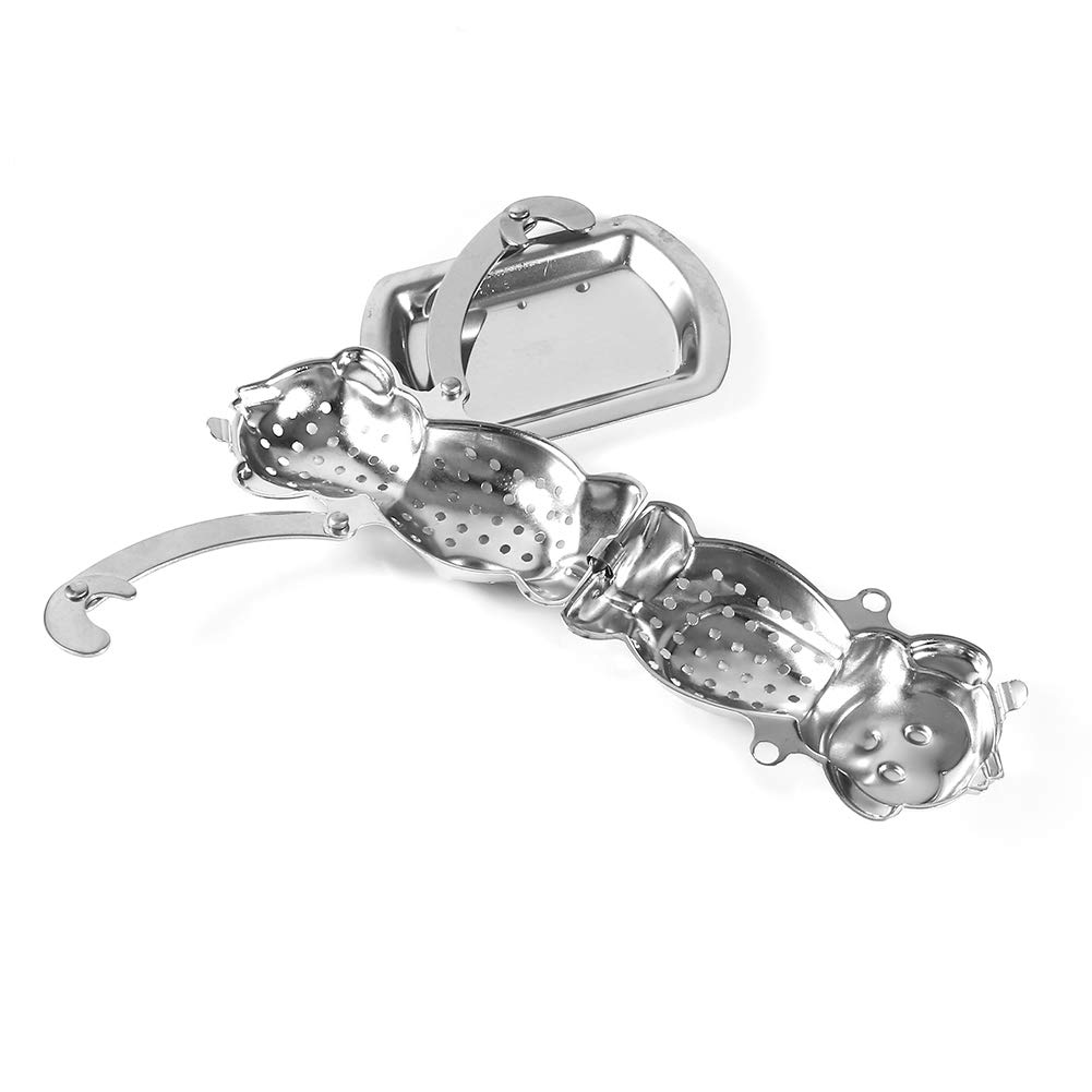Ailgely Cute Stainless Steel Tea Infuser Monkey for Kitchen Living Room Office