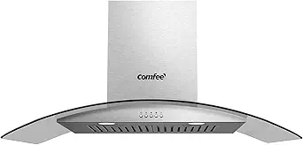 COMFEE' CVG36W8AST V71 Rangehoods, 36 inch, Stainless Steel