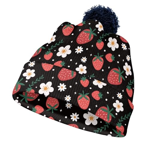 Boys Girls Beanie with Pom Pom Kids Knit Beanie Hat Winter Pom Beanies for Children Cute Soft Warm Beanie2