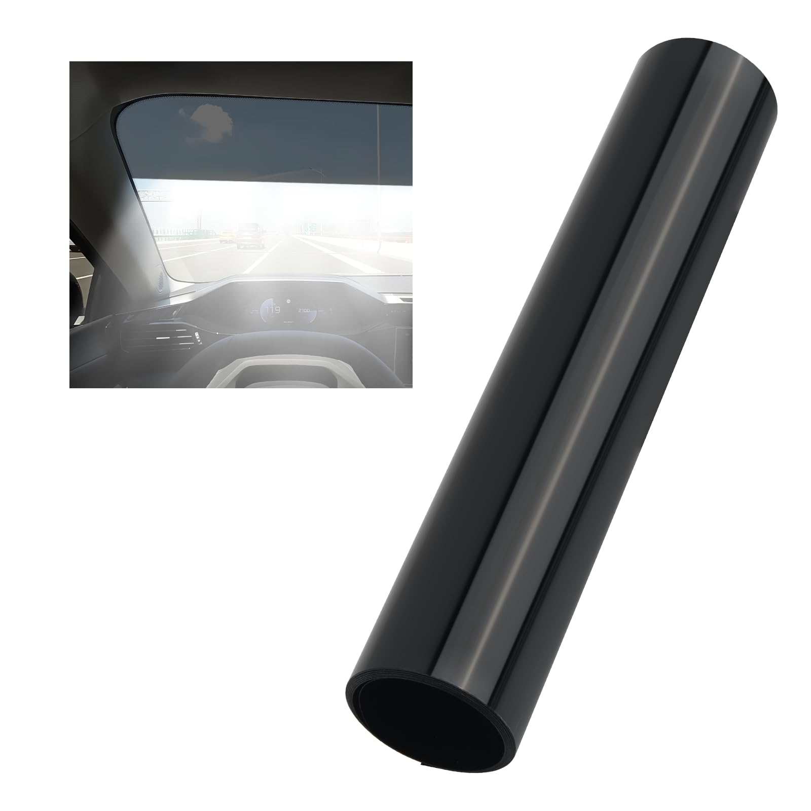 Amazon.com: 59.06x5.91 Windshield Tint Strip,Practical Car Window