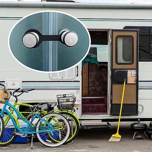 Wohnmobil Türriegel Riemen Wohnmobil Duschtürriegel Riemen Wohnmobil Camper Bad 2 schwarz - Bild 3 von 14