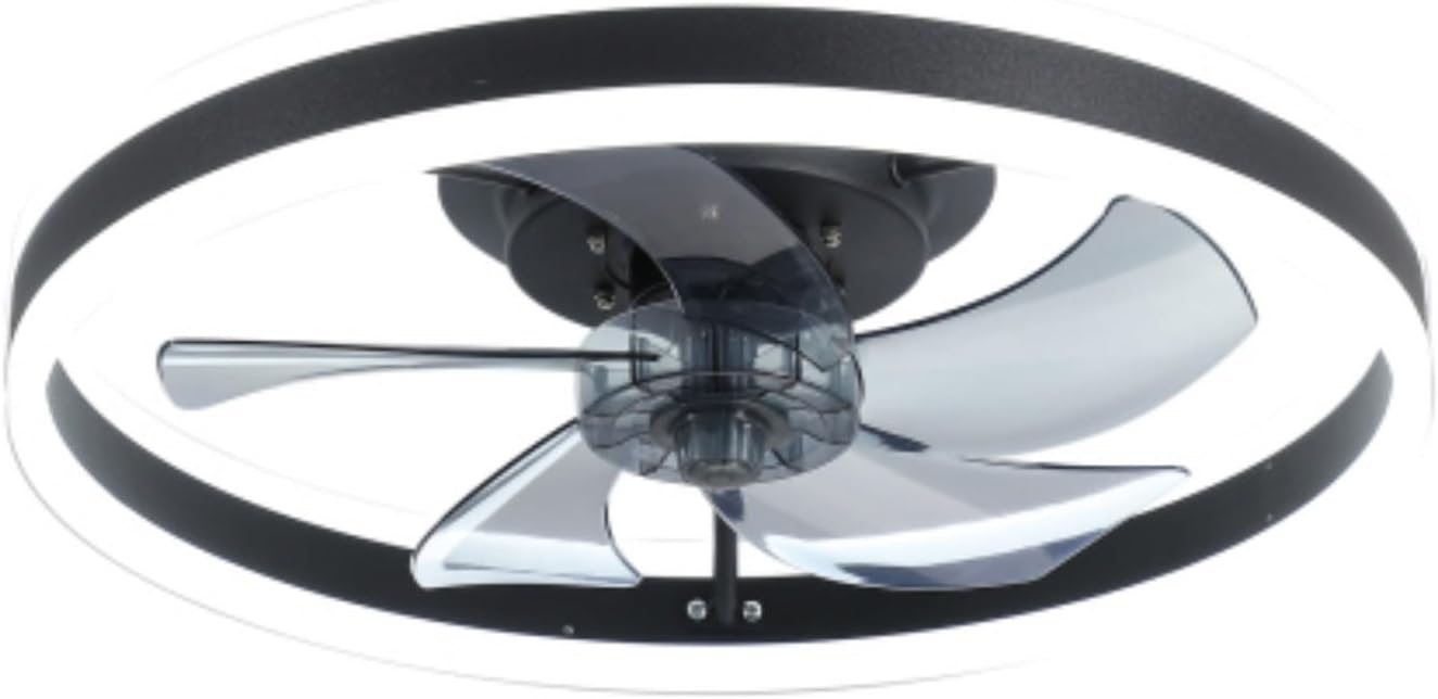 Modern Simple Ceiling Fan Ceiling Lamp, Living Room Bedroom Dining Room Ceiling Fan Lamp, LED Remote Control Dimming Silent with LED Dimmable, Suitable for Balcony, Bedroom