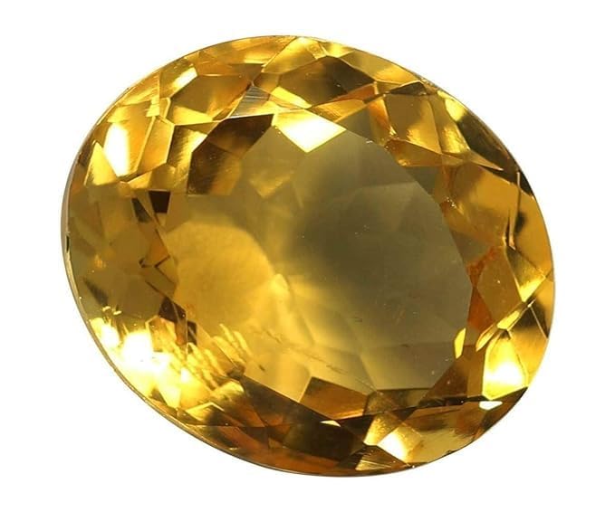 Saphir jaune de Ceylan naturel véritable Suniela Gemstone G.D Gems