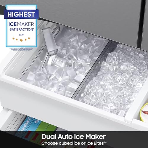 SAMSUNG RF32CG5900SR RF32CG5400SR 3-Door Fridge, Fingerprint Resistant Stainless Steel on Fridge.com