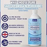 Pure Safe Hydrogen Peroxide 3% Solution 500ml – Multi-Purpose Household Cleaner, Surface Disinfectant, Mould and Mildew Remover, Stain Fighter, Grout Whitener, Kitchen and Bathroom Sanitiser - Image 7