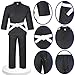 Karate gi Martial Arts Elastic Drawstring Karate Uniform For Kids & Adult Lightweight Student Gi with Free Belt 1 (4'5