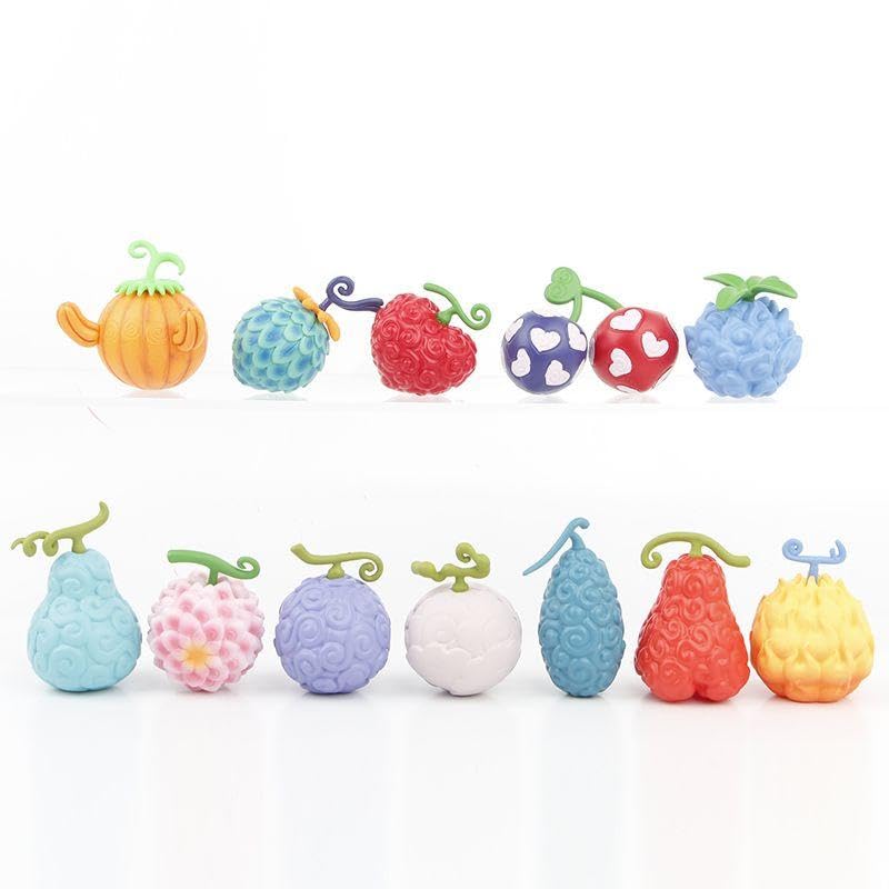 Amazon.co.jp: 悪魔の実 フィギュア 12個セット : おもちゃ