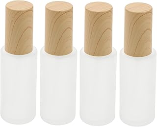 Outanaya 4pcs Wood Grain Spray Bottle Spray Bottle for Hair Reusable Spray Bottle Hair Styling Sprayer Makeup Diffuser Bot...