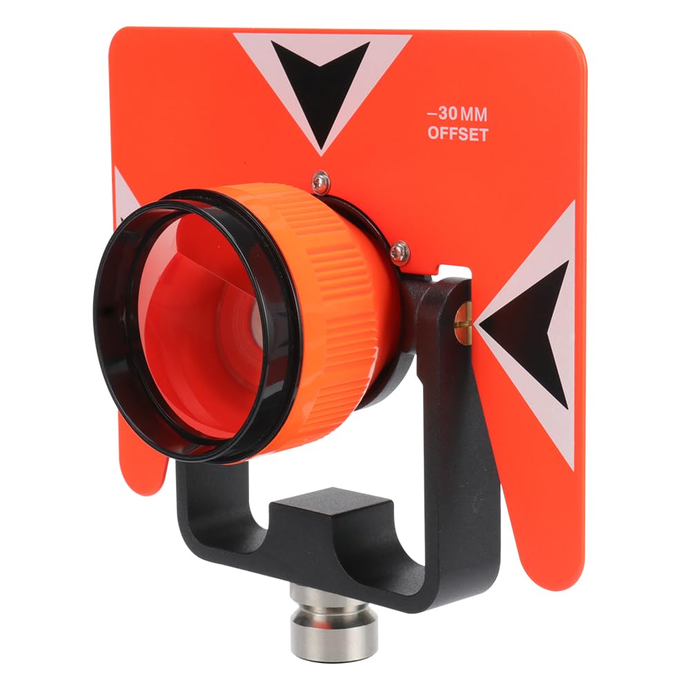 Compacto y duradero: prisma de ángulo recto de barra en L de 90° con diseño de inclinación única, perfil de aluminio y vidrio recubierto de cobre para precisión de topografía
