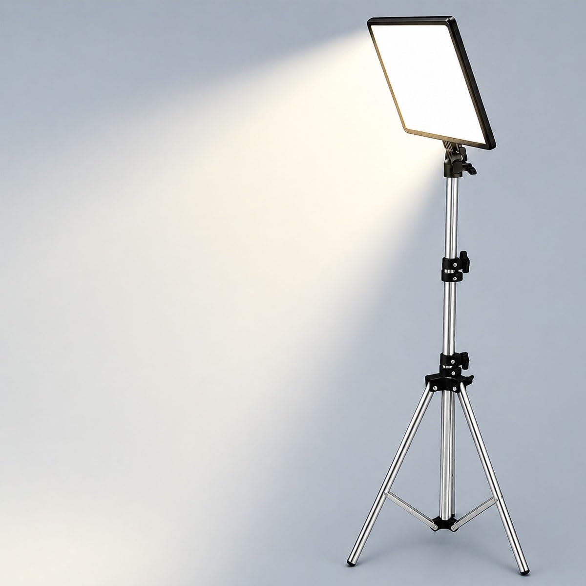 LED Video Light Panel, 11 Inch, 3200K-6000K Adjustable with Remote Control, Tripod Stand, for Photography, Live Streaming (Camera Light with 7ft Tripod)-image-42