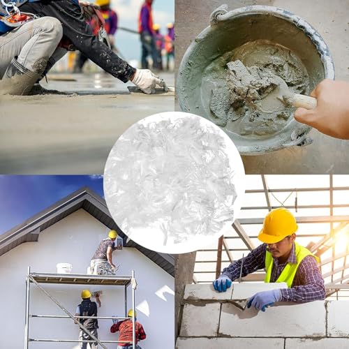 Polypropylen Fasern für Beton und Estrich, 1000g, 3mm, Glasfaser Armierung zur Rissvermeidung