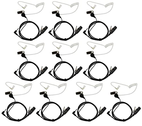 Oreillette micro talkie walkie Motorola Talkabout 1 broche lot de 10 tube acoustique FBI