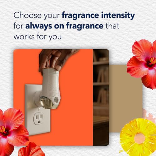 Glade PlugIns Air Freshener Kit, Hawaiian Breeze, 2 Warmers + 6 Refills | 0.67 fl oz Each, Includes 2 Warmers + 6 Refills, Scented and Essential Oils For Home and Bathroom, Fits Glade PlugIn Warmer - image 7