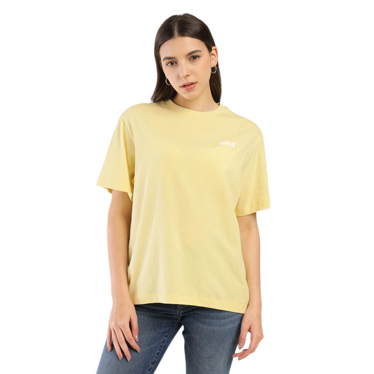 Levi's Women Cotton Solid Oversized Round Neck T-Shirt - Review, Price and Buying Guide