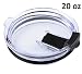 New 20oz Spill Proof Lid for Yeti, RTIC and other tumblers (20oz, Black)