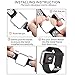 SKYLET Compatible with Fitbit Blaze Bands, 2 Pack Soft Replacement Sport Wristband with Stainless Steel Frame for Fitbit Blaze Bracelet (No Tracker)