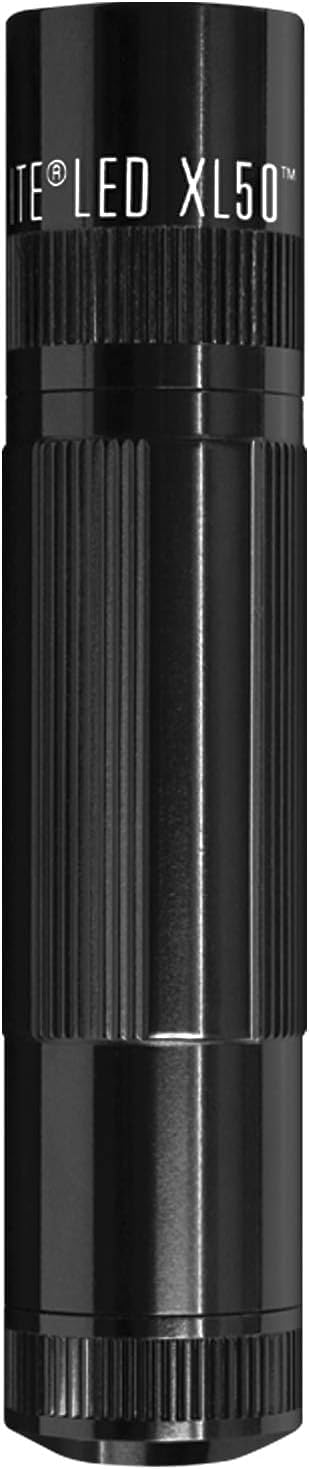 MagLite XL50 LED Flashlight, Compact and Powerful with Multi-Mode Functionality, Water-Resistant, 3-Cell AAA Battery-Powered – Blue