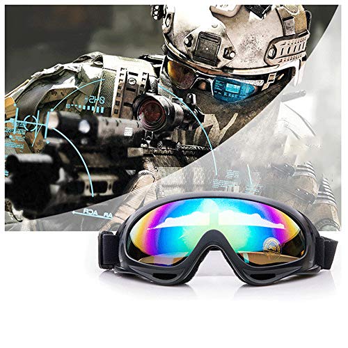 KKmoon Óculos de proteção ao ar livre para bicicleta X400 para motocicleta à prova de vento para pas