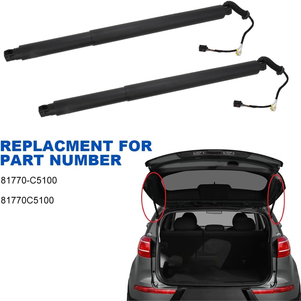 JDMON Rear Tailgate Liftgate Power Lift Support Struts Compatible with Kia Sorento 2016-2020 Replacement for 81770-C5100 81770C5100, Left and Right, 2PCS