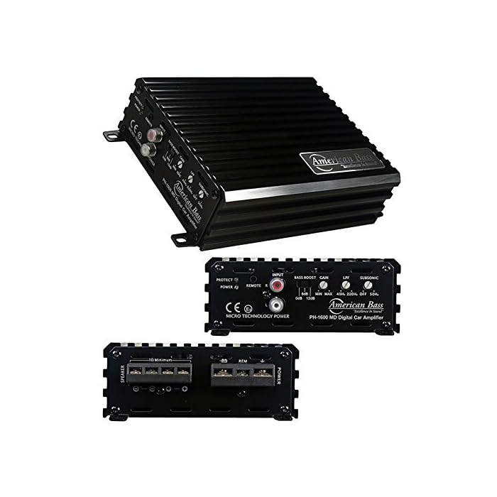 Buy American Bass Ph1600md 1600w Class D Monoblock Amplifier Amp 3200